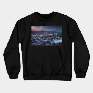 Pontardawe from Elephant Rock, Swansea Valley Crewneck Sweatshirt